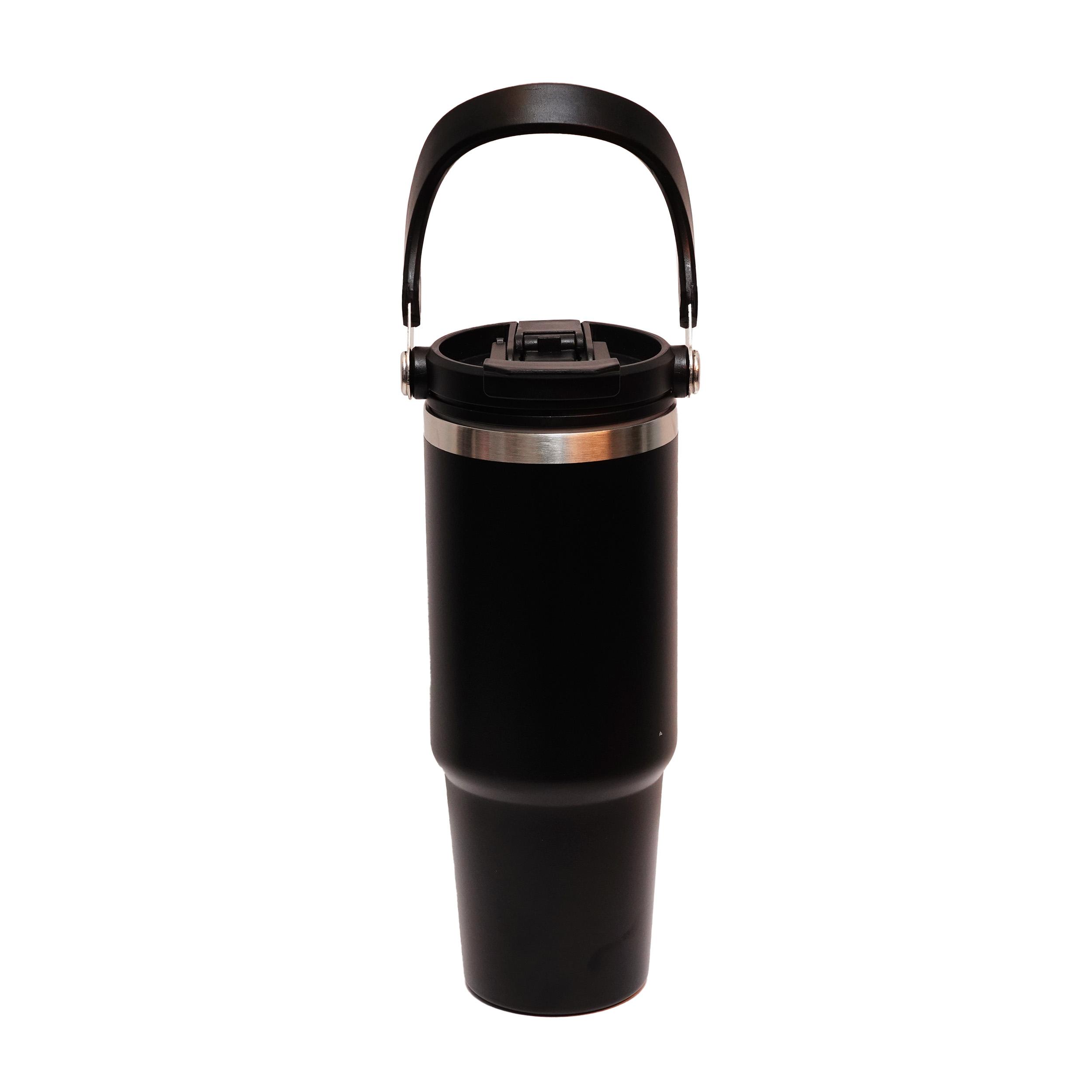 Travel Coffee Mug Stainless Steel Water Bottles - Black